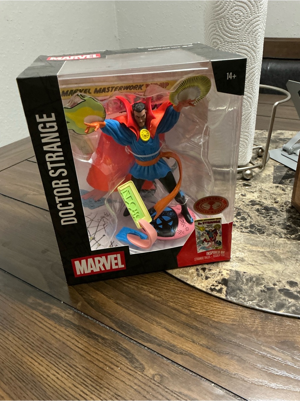 Marvel Doctor Strange Action Figure — Red Cape & Blue Outfit
